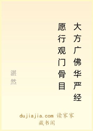 大方广佛华严经愿行观门骨目